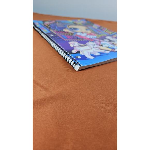 Lisa Frank Glamour Girl Spirial Notebook poodle disco - Picture 2 of 8